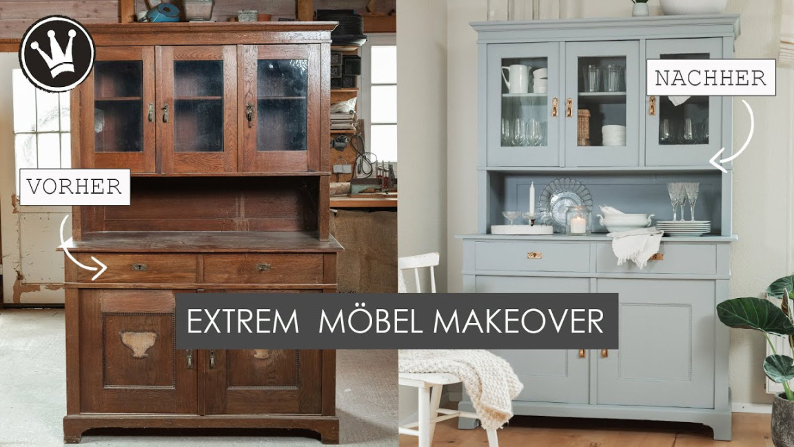 DIY - Möbel PERFEKT mit Kreidefarbe streichen  EXTREM Möbel Makeover   DekoideenReich
